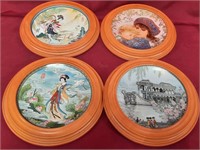 11 - LOT OF 4 PORCELAIN COLLECTOR PLATES