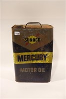 SUNOCO MERCURY MOTOR OIL 2 GAL CAN