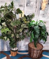 85 - PAIR OF ARTIFICIAL PLANTS MAX 47"H