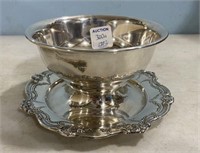 Gorham Chantilly Duchess Gravy Bowl and Underplate