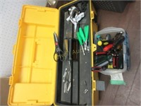 Tool box and screwdrivers