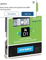 *DYMO Standard D1 45020 Labeling Tape