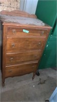 25”x44” chest of drawers needs tlc