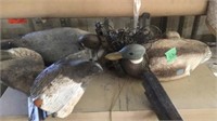 duck decoys, quiver butts, misc