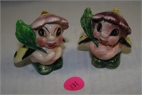 SET OF LADY FLOWER BUG S/P SHAKERS