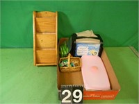 Napkin Dispenser - Letter Holder - Book