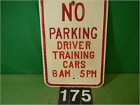 No Parking Sign 12" X 18" 8 AM -5 PM