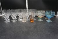 Etched Clear & Colored Glassware