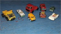 Group of vintage metal DINKY TOYS 8 pieces