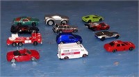 GROUP OF 12 DINKY TOYS & 1:64 DIE CASTS