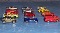GROUP OF 12 DINKY TOYS & 1:64 DIE CASTS