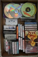 Cassette Tapes, CD's & VHS Tapes