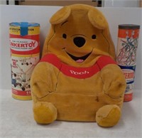 Tinker Toy Sets In Tins & Winnie The Pooh Stuffed