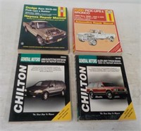 Chilton & Haynes Vehicle Manuals.