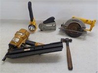 Stanley Bostitch Pneumatic Nail Gun, DeWalt Work