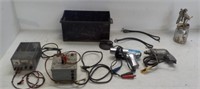 Various Electrical DC Power Supply Boxes, Metal