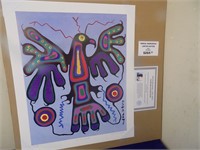 "Blue Thunderbird" Print by Norval Morrisseau