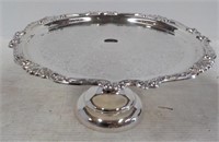 Sheridan Silver Plated With Raised Base.