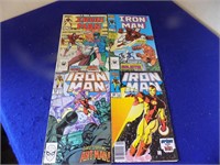 4 Iron Man Comics-#202 Jan 1986, #206 May 1986,