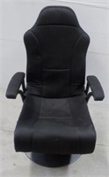 Swivel Base Gaming Chair With Auxiliary Hook Ups