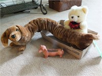 TEDDY BEAR AND WEINER DOGS