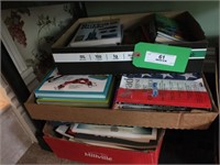 3 FLATS OF BOOKS AND READER'S DIGEST