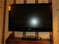 ARIO TELEVISION SAMSUNG BLU-RAY PLAYER AND SHELF