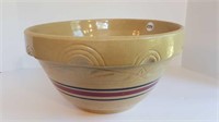 VERY LARGE ANTIQUE R.R.P. CO POTTERY BOWL