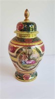 HAND DECORATED SMALL LIDDED JAR