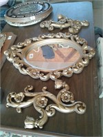 23" LONG MIRROR AND SCONCES