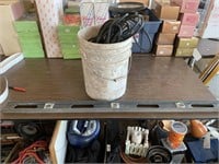 BUCKET  WITH DROP CORD LEVEL AND MORE