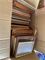 VARIOUS SIZES OF PICTURE FRAMES WHOLE BOX FULL