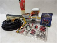 100ft Coaxial Cable, Circuit Tester, Cable Ties +