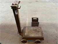 Antique Grain Scale with weights