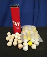 Bag of Golf Balls with TNT Canister