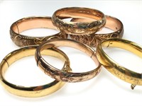 Group of 6 Antique Bangles
