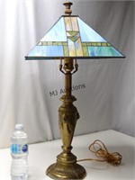 Stained Glass Table Lamp - Very Nice