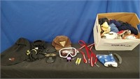Box Roadrunner Laser, Ski Goggles, Clothes