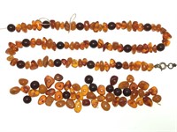 Large Group Mixed Nugget Amber Beads