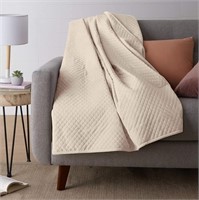 $39.99 Quilted Minky Weighted Blanket Cover