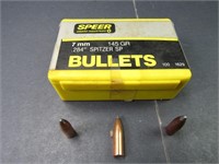 (75) Speer 7mm .284" Spitzer SP Bullets