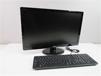 Acer 23" LED Monitor & Dell USB Keyboard