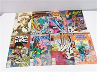 (8) Vintage DC and Marvel Comics