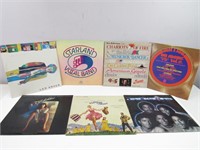 (8) Vintage 60-s-80s Music Records