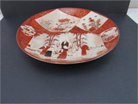 1800s Signed Porcelain Kutani 14" Charger