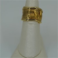 Ladies 18kt/24 kt yellow gold band