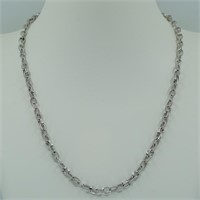 Norman Covan 18Kt white gold 16" chain