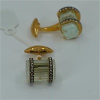 Winc Pair of 18kt yellow gold cuff links