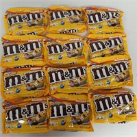 12 PCS OF 303.3G M&M PEANUT PAST DATE BEST BEFORE