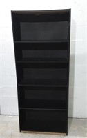Black Composite Wood Bookshelf K4A